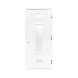 Porte Onda FRP GRP Porte en fibre <span class=keywords><strong>de</strong></span> verre composite blanc inachevé <span class=keywords><strong>de</strong></span> haute qualité avec verres et cadre <span class=keywords><strong>de</strong></span> porte - Product Image 1