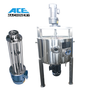 100L-500L Stainless Steel Liquid Mixing Tank Agitator Electric Heating Vacuum Jacketed Stainless Steel Mixing Vessel - Product Image 4
