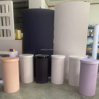 Accessoires de scène de mariage en PVC décoratifs, colonnes carrées blanches, socles, colonnes romaines, moules de colonnes à vendre