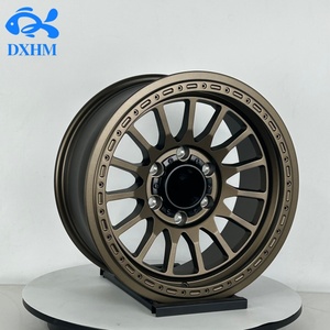 Rines de Bronce Forjado para Carreras Todoterreno <span class=keywords><strong>4x4</strong></span>, 17 18 19 Pulgadas, para Camionetas y SUV, 6*139 6*114.3, para Ford Pardo Jeep - Product Image 4