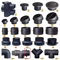 Grille d'aération en acier inoxydable argenté 75 mm, modèle CNDE 5444, pour chauffages diesel, nouvelle fixation pour camion, haute qualité, garantie 1 an, 60 mm/75 mm