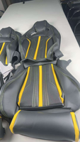 Vente en gros de nouveaux accessoires intérieurs en cuir de luxe personnalisés pour voitures électriques, sièges sport de course adaptés aux Audi RS6 RS7