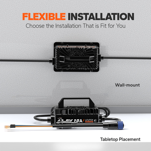 Chargeur de batterie au lithium LiTime à installation flexible, étanche, 59,06 pouces, avec indicateurs LED, sortie 36V 10A, <span class=keywords><strong>90</strong></span>-260V AC - Product Image 3