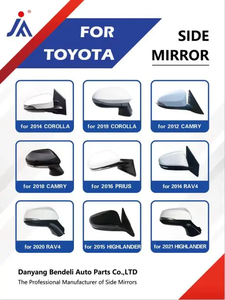 GUGO Rétroviseur latéral de voiture personnalisé Pièces détachées automobiles Nouveau rétroviseur latéral d'angle mort pour voitures Toyota Crown 2006 2007 2008 2009 - Product Image 3