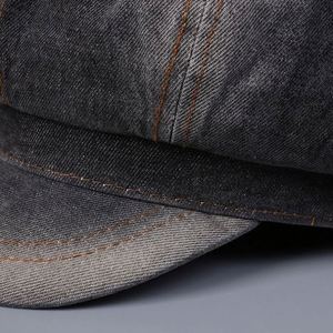 Nouvelle Arrivée 2025 – Casquette Gavroche Rétro Tie-Dye Délavée Style Vintage pour Hommes et Femmes – Tendance Mode Simple et Décontractée – Béret en Jean - Product Image 4