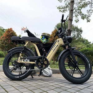 Bicicleta Eléctrica R7 Fatbike 48V <span class=keywords><strong>de</strong></span> Litio, Bicicleta Eléctrica Deportiva <span class=keywords><strong>de</strong></span> <span class=keywords><strong>Montaña</strong></span> con Cuadro <span class=keywords><strong>de</strong></span> Acero <span class=keywords><strong>de</strong></span> 20 Pulgadas, Neumáticos Anchos, E-Bike Mtb, Bicicleta Eléctrica Surron - Product Image 5
