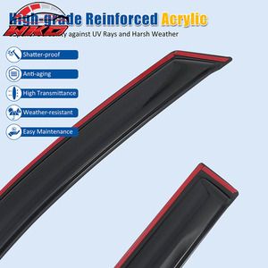 Pare-soleil et déflecteurs latéraux pour Subaru Outback 15-19, installation intégrée - Product Image 4