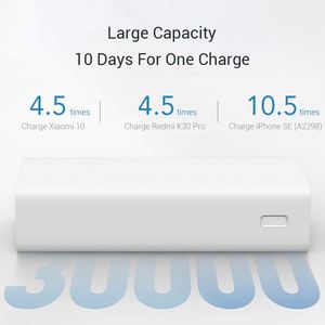 Xiao Mi พาวเวอร์แบงค์<span class=keywords><strong>30000mAh</strong></span> PD 15W 18W โทรศัพท์มือถือแบบพกพาความจุสูงกลางแจ้งชาร์จไฟได้ - Product Image 3