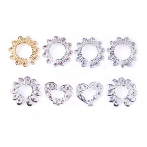 Exquis anneau de <span class=keywords><strong>téton</strong></span> en acier inoxydable avec incrustation de zircon cubique, non-percé, bijou corporel, cadeau pour <span class=keywords><strong>femme</strong></span> - Product Image 1