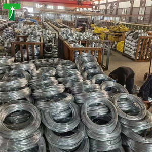 سلك فولاذي مجلفن عالي الجودة Q195 <span class=keywords><strong>Q235</strong></span> مقاس 12/16/18، سلك ربط حديدي مجلفن كهربائياً، ألامبري دولسي - Product Image 2