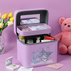 Bonita bolsa de cosméticos súper Popular portátil de viaje de gran capacidad Corazón de niña bonita maleta japonesa Corea del Sur multifunción - Product Image 4