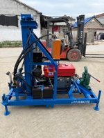 Foreuse hydraulique diesel sur roues pour puits d'eau de 100 à 200 m pour l'irrigation de grandes plantations agricoles