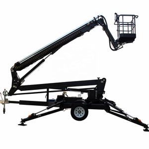 Ascenseur aérien personnalisable de 35 pieds pour homme Remorque élévatrice à flèche remorquable avec composants de moteur CE Cherry Picker Core - Product Image 1