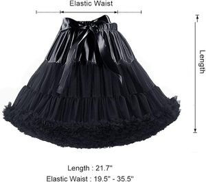 <span class=keywords><strong>Jupon</strong></span> en mousseline de soie pour <span class=keywords><strong>femme</strong></span> Nylon adulte Petti jupe Puffy Tutu <span class=keywords><strong>Tulle</strong></span> jupe princesse Ballet danse jupons sous-jupe - Product Image 2