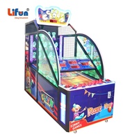 LIFUN Crazy Clown Machine de jeu d'arcade à monnayeur en métal, jeu de compétences à récompense par ticket pour les carnavals et les aires de jeux intérieures