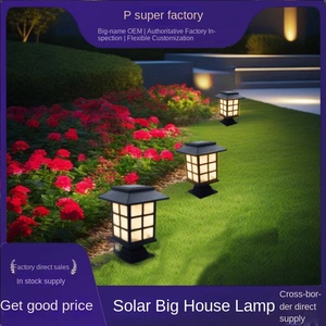 Lampada Solare LED da Pavimento per Esterni, Giardino, Villa, IP65, Grande Lampada da Prato, Illuminazione Atmosferica per Cortile - Product Image 5