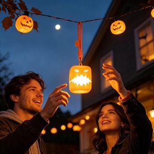 2026 Halloween Pumpkin Lantern LED Handheld Night <b>Light</b> Funny <b>Party</b> Decoration for Kids - Product Image 6