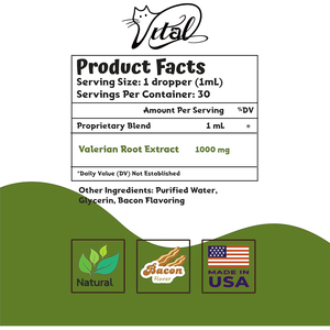 Giọt rễ valerian cho chó-Hỗ trợ miễn dịch & vitamin & khoáng chất-Làm dịu Supplement-1fl oz - Product Image 2
