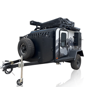 Sang Trọng Trọng Trọng Lượng Nhẹ Nhôm Sợi Thủy Tinh Mini RV Cho Ngoài Trời Cắm Trại <span class=keywords><strong>2</strong></span>-Người Mini Offroad Caravan Du Lịch Trailer Sản Xuất Tại Trung Quốc - Product Image 5