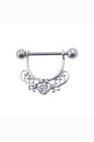 Faux Opale Nipple Piercing Marquise Nipple Barbell Anneau Plaqué Or Bijoux En Gros Piercing