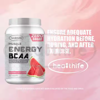 Capsules de poudre de Bcaa de supplément de saveur de pastèque de nutrition de sport d'énergie musculaire d'acide aminé naturel