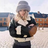 Veste thermique à col en fourrure, coupe-vent, écologique, tissée, best-seller de l'hiver 2024, en stock