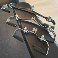 Ensemble de poignées réglables à 360 degrés pour machine à câble (Lat Pulldown, Chest Fly, Rameur) en acier, accessoires de fitness pour salle de sport