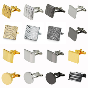 Mancuernillas Lisas Personalizadas, Clásicas, <span class=keywords><strong>Grabadas</strong></span> <span class=keywords><strong>con</strong></span> Nombre, Redondas, Doradas, para Padrinos de Boda - Product Image 1