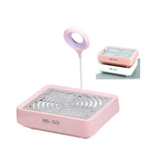 Professionale Nail Table 60W filtro sostituibile collettore di polvere per unghie aspirapolvere macchina con lampada a led