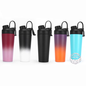 Botella de Agua Deportiva de Acero Inoxidable con Aislamiento al Vacío de Doble Pared, 750 ml, con Logotipo Personalizado, Libre de BPA, para Gimnasio, Fitness, Proteínas, con Asa, Mantiene la Temperatura de 12 a 24 Horas - Product Image 3