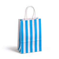 Sacs cadeaux en carton kraft avec poignée pour anniversaires, baby showers, mariages, célébrations, estampage à chaud, recyclables
