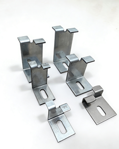 Sistem Penyangga Pelapis Batu Kustom, Klip Dinding Tirai Sudut Baja Marmer untuk Sistem Pemasangan Marmer, Material Galvanis - Product Image 1