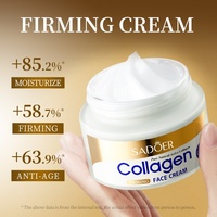 Crème pour le visage raffermissante au collagène de qualité supérieure, crème hydratante régénérante à la glycérine pour le soin du visage