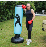 2025 usine Offre Spéciale équipement de Fitness 160Cm Pvc lourd debout gonflable enfants sac de boxe pour entraîneur de boxe