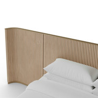 Meubles de chambre à coucher en bois de luxe, lits rembourrés doux, lit double king size, cadre de lit en bois massif, lit confortable pour la chambre à coucher