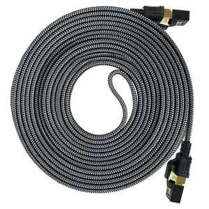 Câble Patch Plat Super Rapide PVC LSZH Mâle Cat8 1m 2m 3m 5m Câbles Réseau Ethernet UTP FTP SFTP Extensions de Câbles Patch LAN - Product Image 3