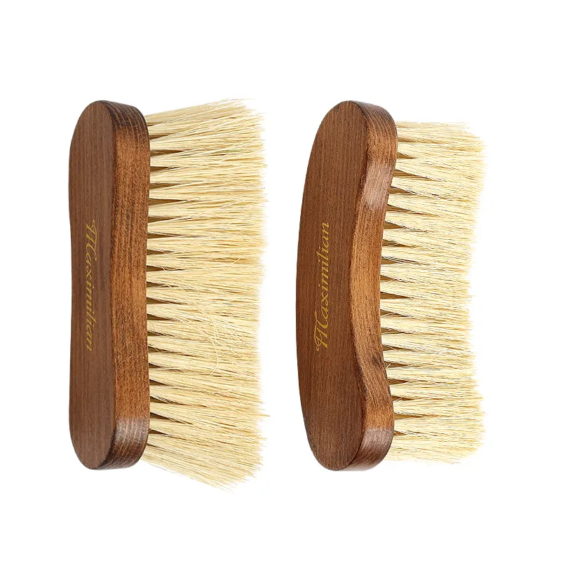 Factory Wholesale Custom Logo Wooden Horse Grooming Brush With Sisal Hemp Wood Cleaning Comb