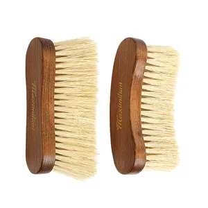 Factory Wholesale Custom Logo Wooden Horse Grooming Brush With Sisal Hemp Wood Cleaning Comb