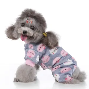 Pet Supplies Wholesales Dog Clothes Autumn Sweater Four-legged Pink Kitty Cat Cute Pet Clothes Winter Clothes Sweater
