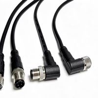 Connecteur femelle M12 à 5 broches, codage A, étanche IP67, borne à vis câblable sur site pour capteurs et automatisation