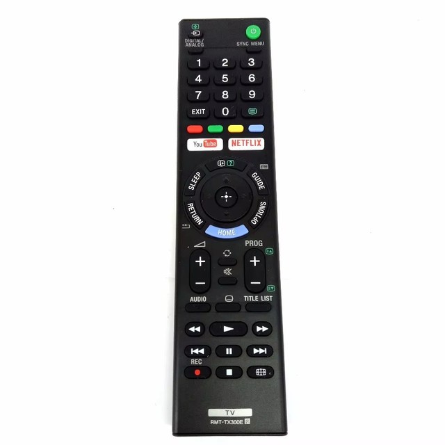 Replacement RMT-TX300E Fixed Code Plastic Remote Control 10 Meter Distance OEM Brand TV KDL-40WE663/KDL-40WE665 4 Buttons