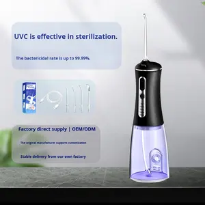 Irrigateur dentaire électrique X6, stérilisation UVC, nettoyage oral ultrasonique, irrigateur à eau portable, étanche IPX7 - Product Image 3