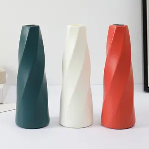 人造花瓶塑料装饰花瓶婚庆餐桌装饰塑料花瓶