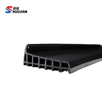 Bande d'étanchéité en caoutchouc EPDM noir multi-perforé pour portes et fenêtres, insonorisante, résistante aux intempéries et à la poussière, joint d'étanchéité flexible