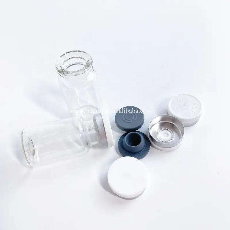 Botol injeksi medis, tutup dan kaca steril kelas tinggi 10ml untuk farmasi