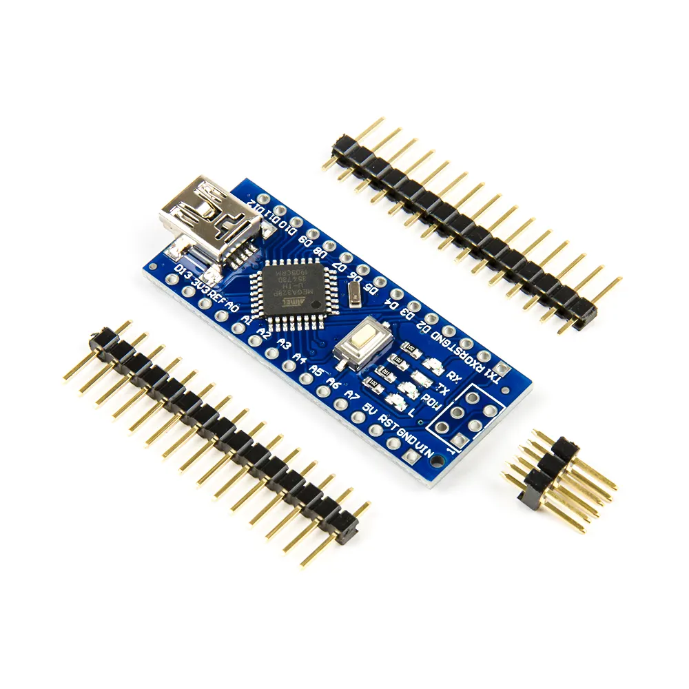 RoboWiz Nano V3.0 Placa CH340/ATmega + 328P Sem Cabo USB Compatível com Arduino IDE