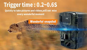 קיר לילה חזון לילה חיצוני לילה צילום סיור דיגיטלי מסלול ציד תרמי עמיד למים 1080p מצלמת משחק פרוע - Product Image 3