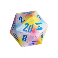 Pour Udixi Logo personnalisé 55mm RPG polyédrique D & D résine D20 20 côtés dés avec donjons et Dragons en plastique donjons Dragons dés