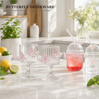 Verres à nœud papillon en gros – Plusieurs styles et tailles – Gobelet, mug, tumbler rose à ruban – Esthétique, mignon, girly, coquette – Idéal comme cadeau