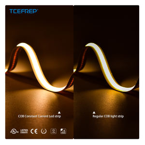 Bande LED COB 24V à courant constant, 480 LED/m, 8mm PCB, 50 000 heures de performance fiable, luminosité stable et dimmable pour la décoration - Product Image 3